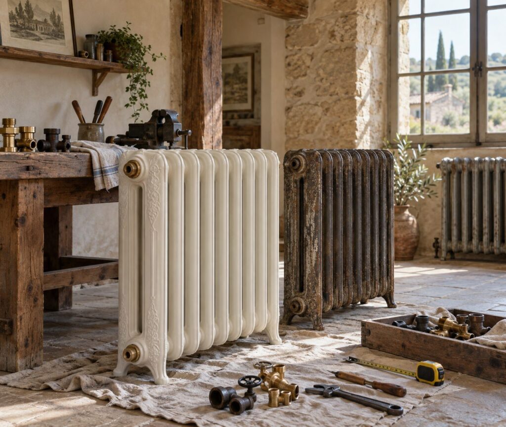 Radiateur en fonte d’occasion : acheter sans se tromper